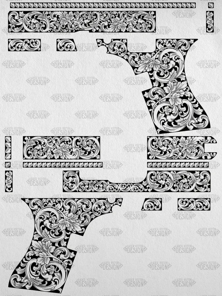 VECTOR DESIGN Glock 26 gen 4 Scrollwork 2