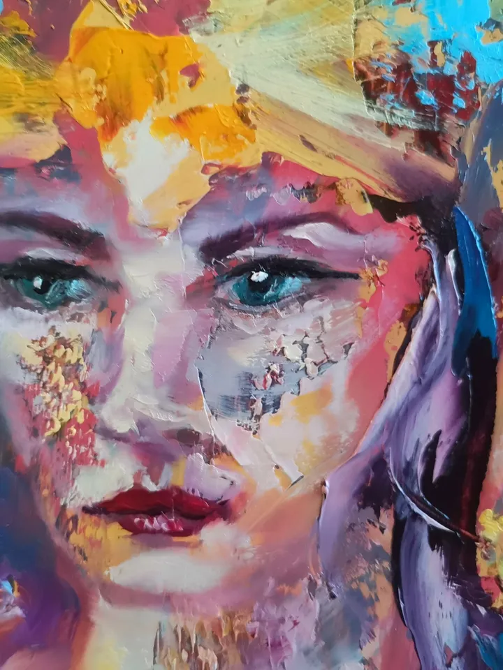 Aphrodite God Girl Woman Beauty Love Men Art Original Oil Painting Artist Svinar Oksana