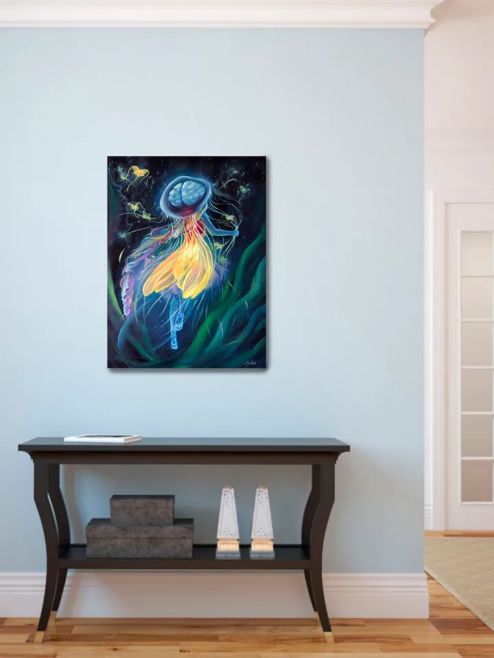 Underwater Angel Original Oil Painting
