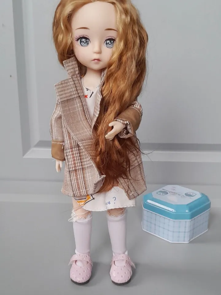 Handmade OOAK BJD Doll, 12.2 Inches