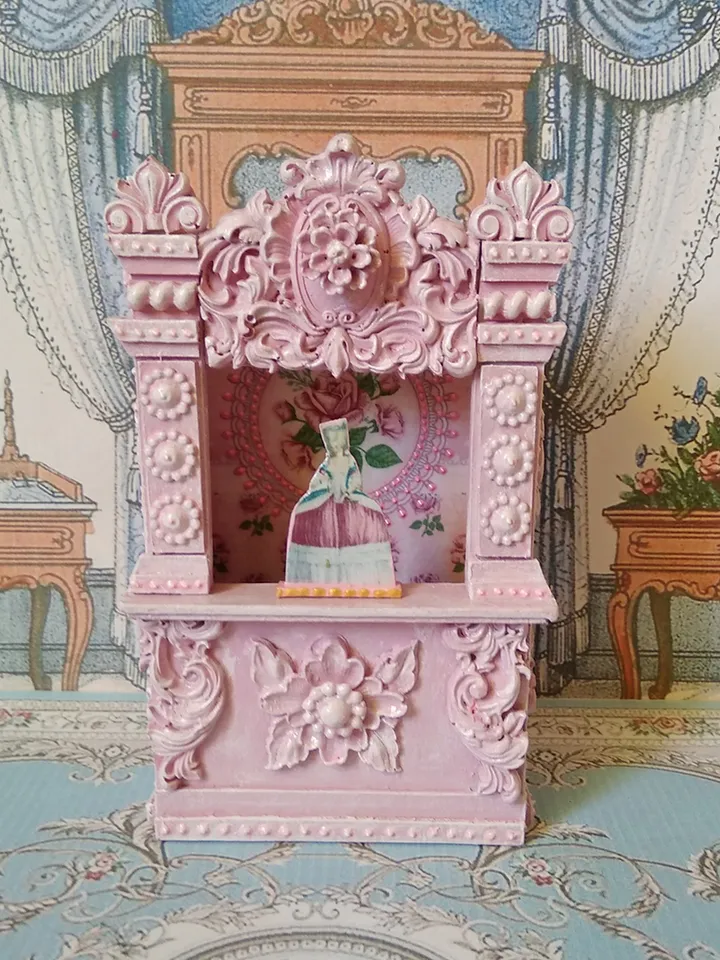 Puppet show.Paper theater.1:12 scale.