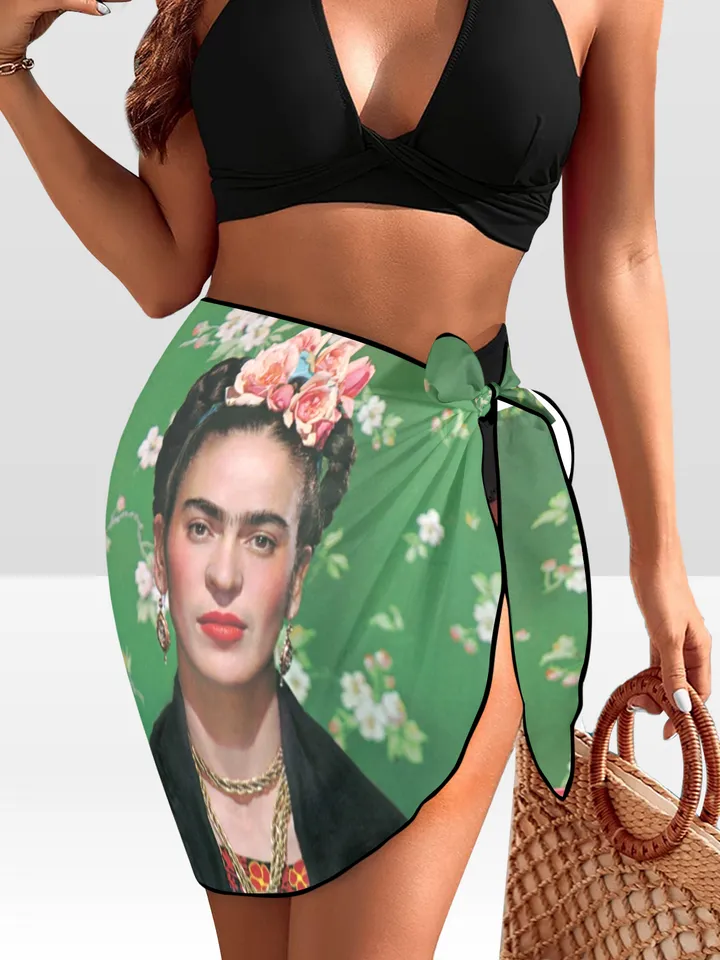 Frida Kahlo Beach Sarong Wrap