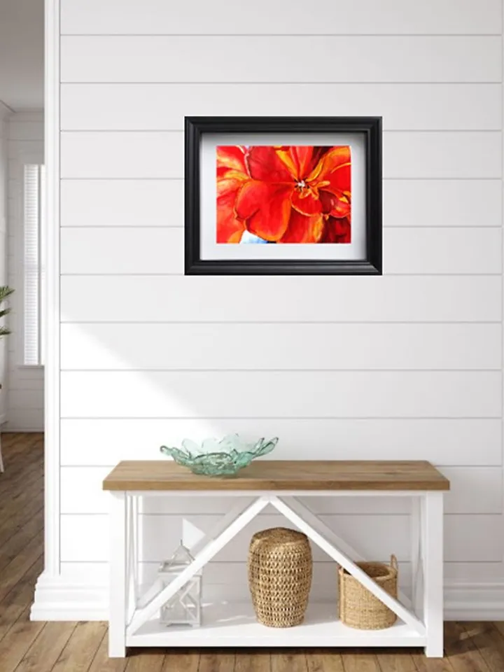 Tulip Painting Floral Watercolor Texas Original Art Flower Wall Art
