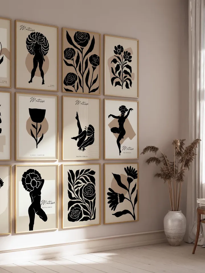 1750 Henri Matisse Select Prints | Eclectic Gallery Wall Set | Exhibition Bundle | Modern Maximalist Digital Download | Printable Wall Art