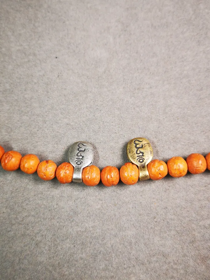Gandhanra Handmade Buddhist Mala Counter Clip,Bum Counter Clip for Prayer Beads,Hum Letter,Mala Accessories