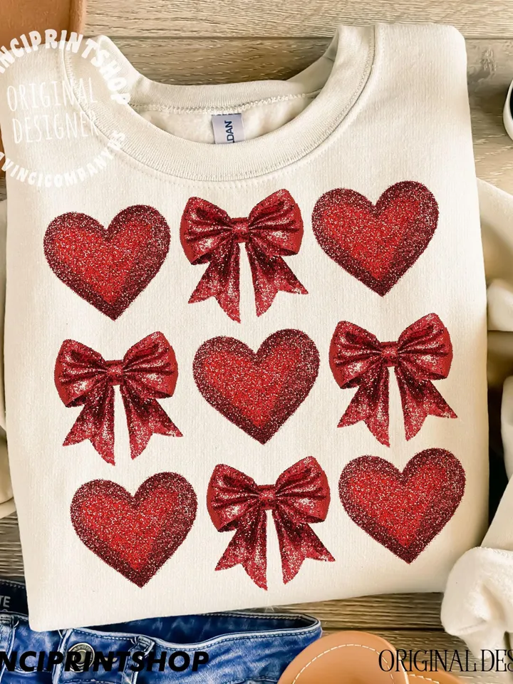 Coquette Glitter Valentine Heart Png, Valentine Png, Girls Valentine Png, Valentine Heart Png, Valentine Coquette Png, Glitter Hearts png