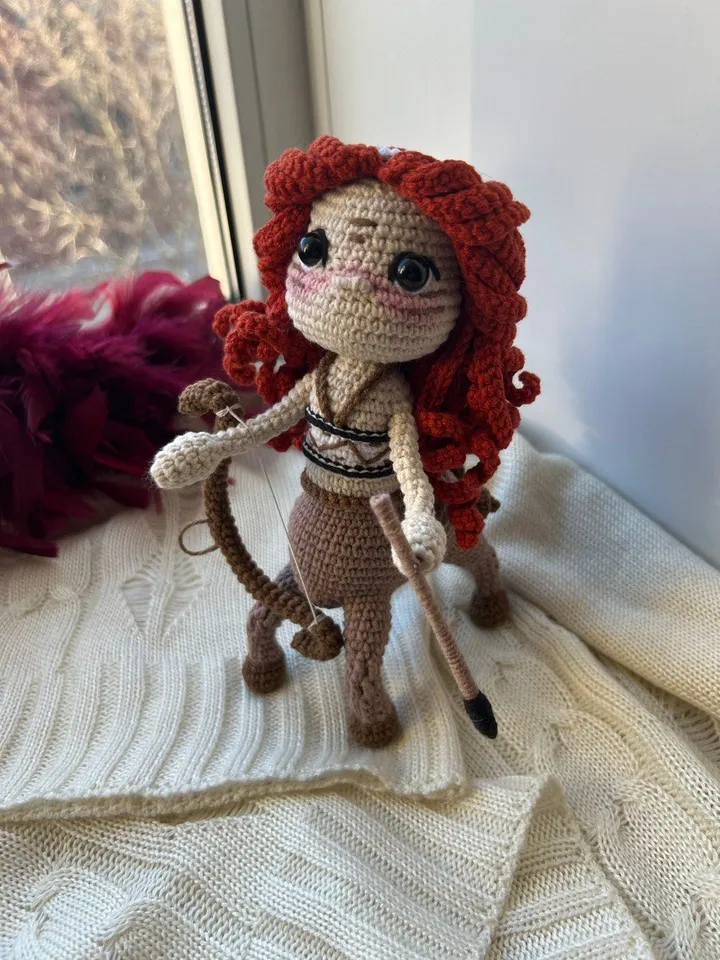 PDF Crochet Sagittarius Pattern, Amigurumi Zodiac Signs pattern Crochet Centaur Pattern Animal pattern Amigurumi doll Pattern Crochet animal