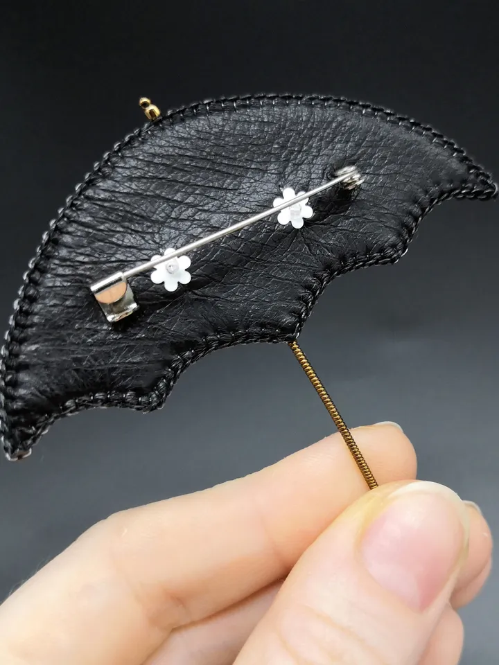 Umbrella Brooch