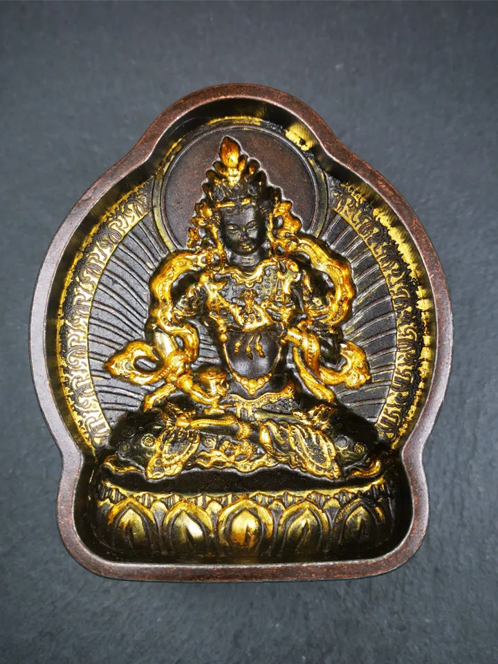 Gandhanra Tibetan Buddha Statue Tsa Tsa Mold,Vajrasatva,Dorje Sempa,Copper Mould For Making Clay Buddha Statue,Tsha Tsha