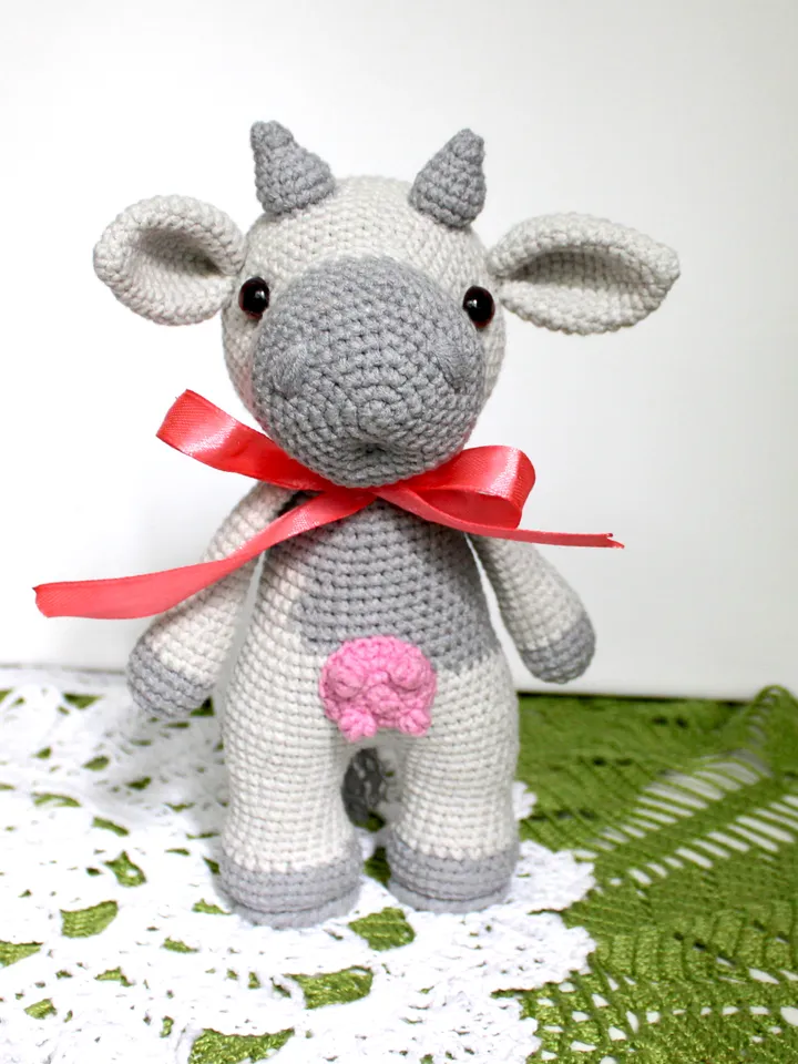 Cow crochet pattern PDF in English Amigurumi funny cow