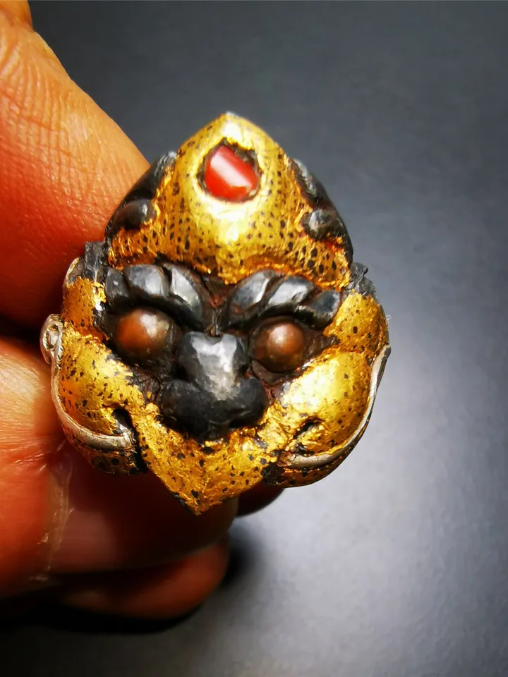 Gandhanra Unique Handcrafted Men's Ring, Tibetan Buddhist Garuda Ring,Made of Pure Gold Filled and Silver Filled,Protection Jewelry