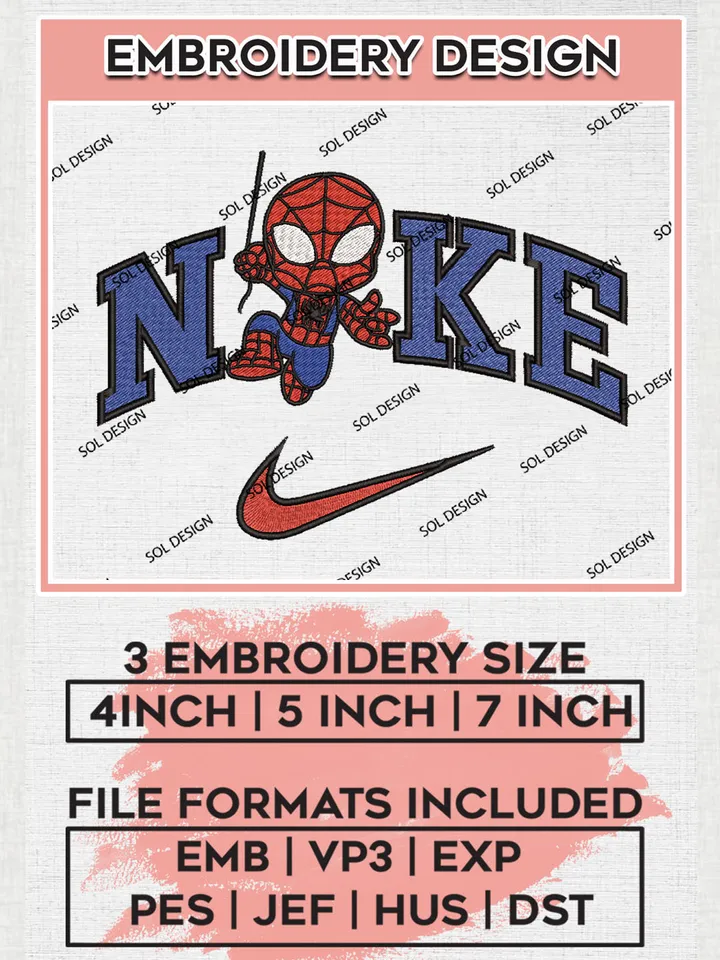 Ni.kee Baby Spiderman Shooting Web Embroidery Designs, Spiderman Embroidery Files, Superhero Machine Embroidery Designs, Movie Characters Logo, Marvel Machine Embroidery Design, Digital Download