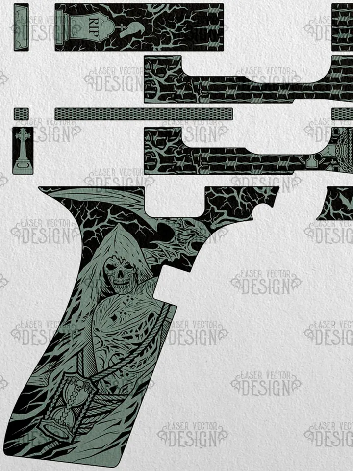 VECTOR DESIGN Glock 19 gen 5 Grim Reaper