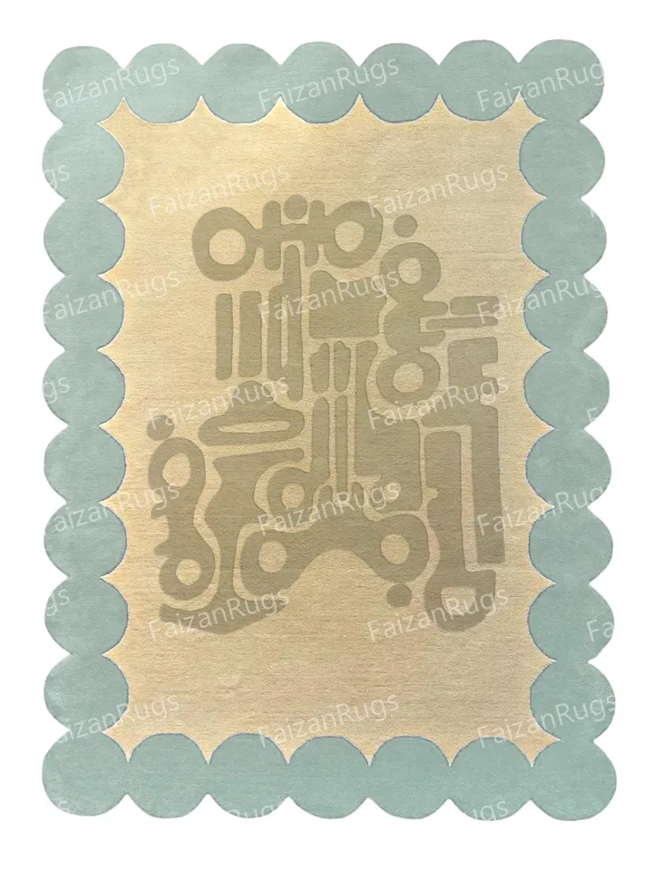 Paysage Ghodrati Hand Tufted Rug 100% Wool For Living Room, Bed Room, Kids Room In Any Size 3x9,4x12,10x14,10x12,9x12,8x10