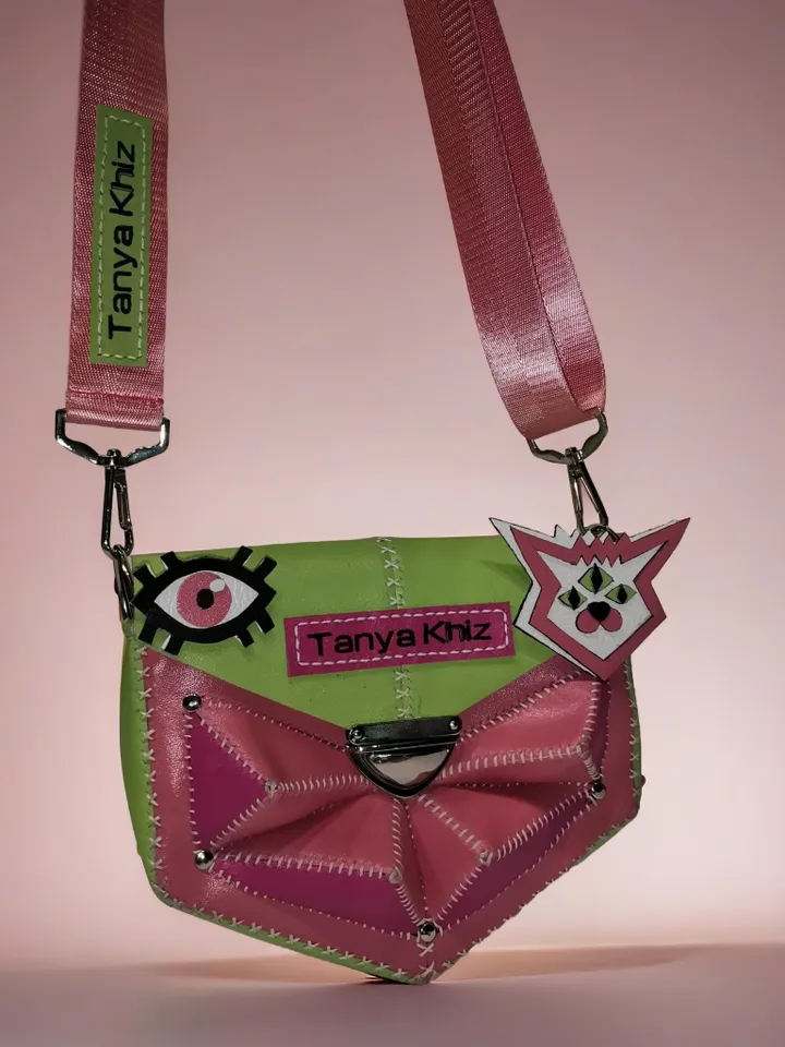 Leather bag "Spring in your heart"