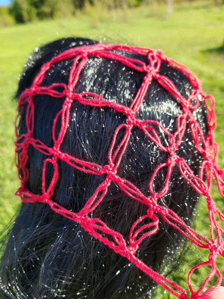 Solomon's Knot Triangle Head Scarf Crochet Pattern PDF + Video Tutorial | Easy Summer Kerchief Pattern | Boho Headband DIY