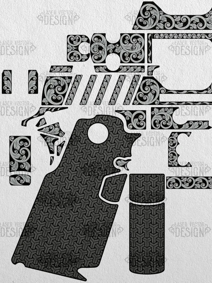 VECTOR DESIGN Springfield Armory 1911 DS Prodigy AOS 4.25 in Scrollwork