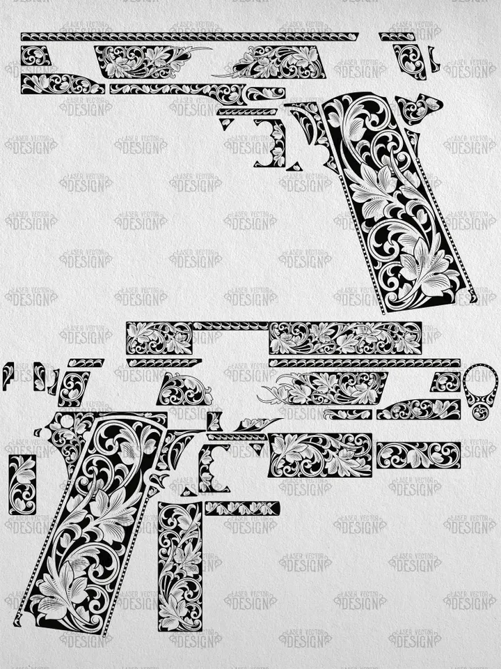 VECTOR DESIGN Kimber custom ll Scrollwork