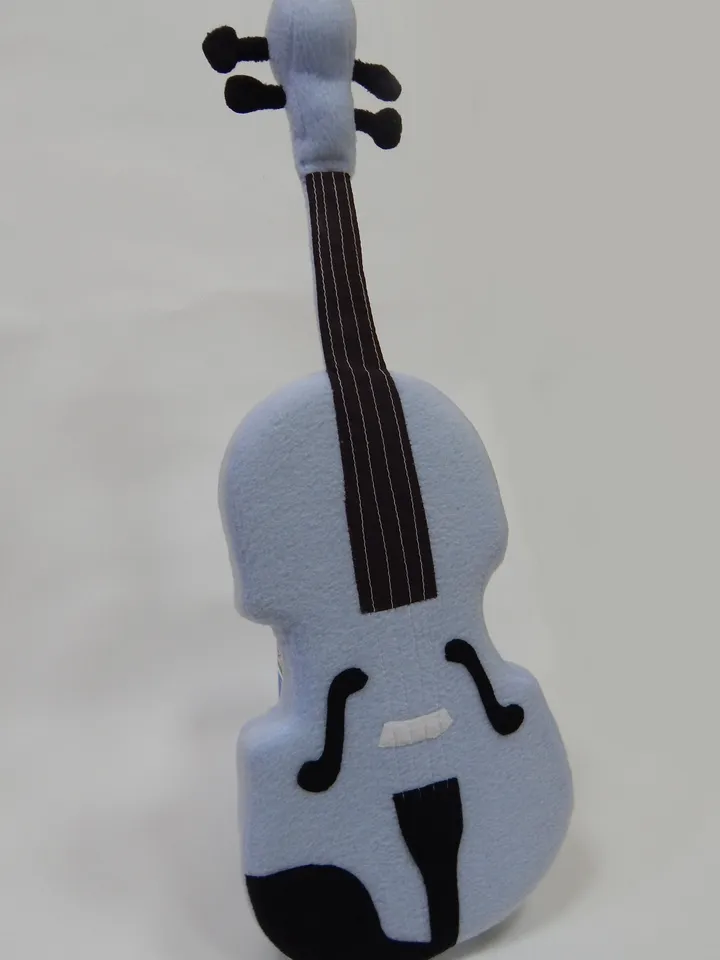 Violin plush toy with sound recorder
