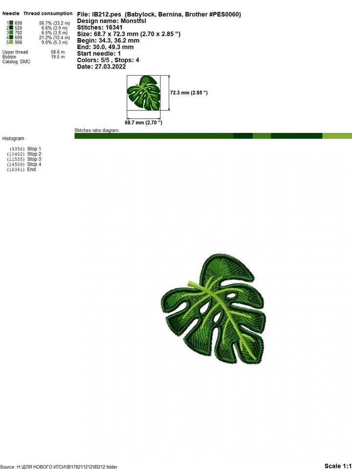 Set FSL monstera watermelon cactus broches machine embroidery designs free standing lace digital embroidery pattern décor embroidery motif