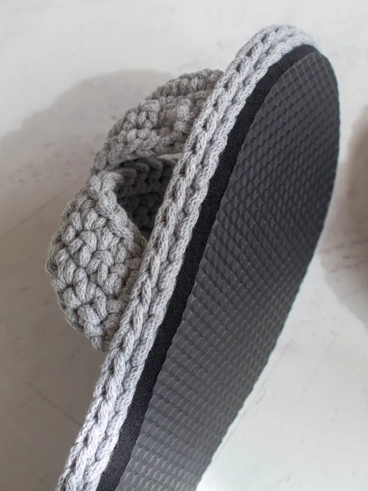 Womens slippers - Crochet slippers - Bride slippers - vegan slippers