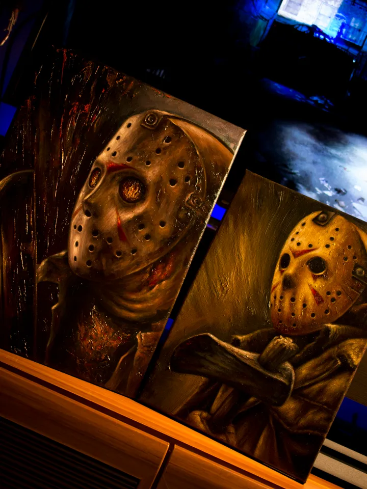 Original oil painting Jason Voorhees