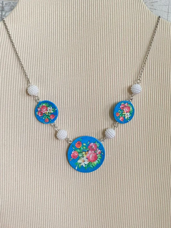 Handmade jewelry set. Set of jewelry.