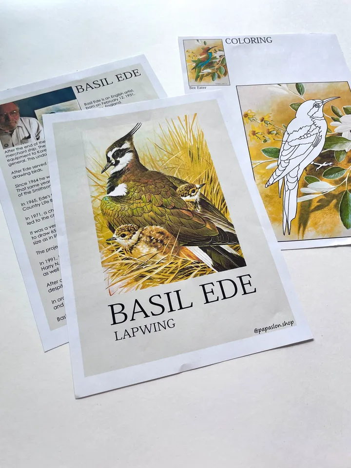 Set of Birds Basil Ede