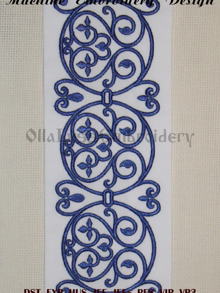 Byzantine endless border 1 set of embroidery designs