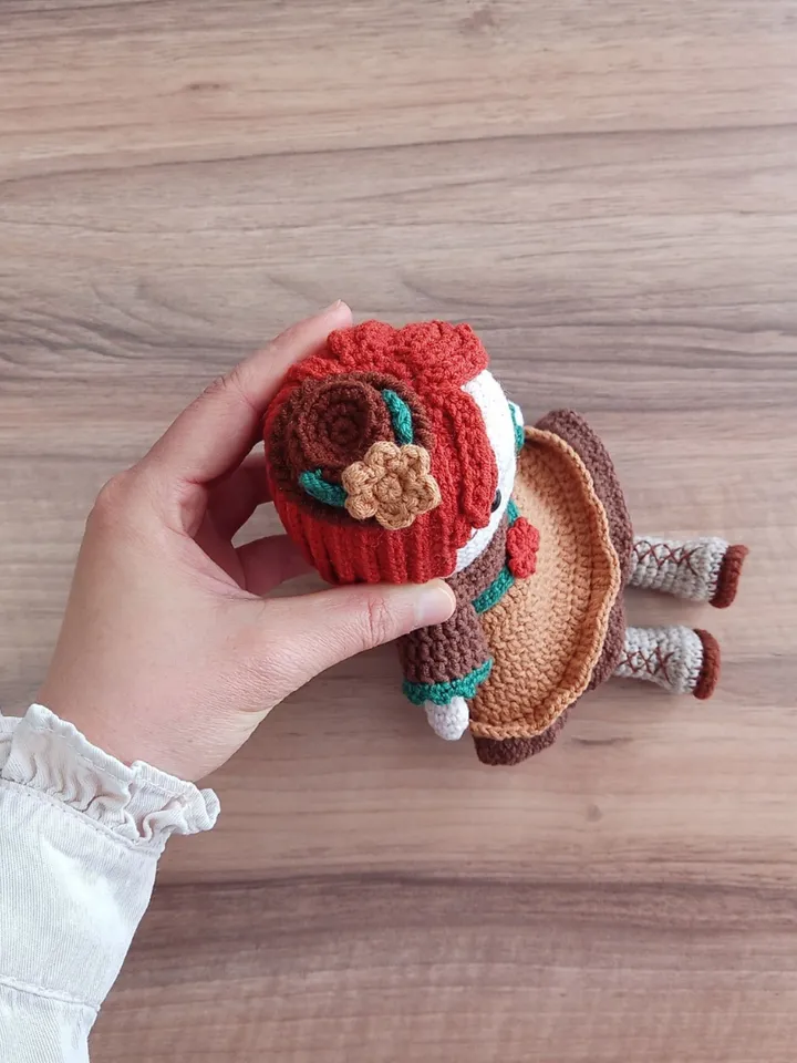 Crochet Amigurumi Doll Pattern, Doll English Pattern, Removable Clothes, Cute Doll Amigurumi Pdf, Handcrafted Doll, English Pattern