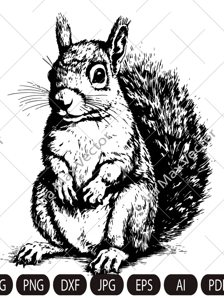 Squirrel SVG, Squirrel shirt, Squirrel png,Squirrel vector, Squirrel cricut,Squirrel poster, Squirrel download