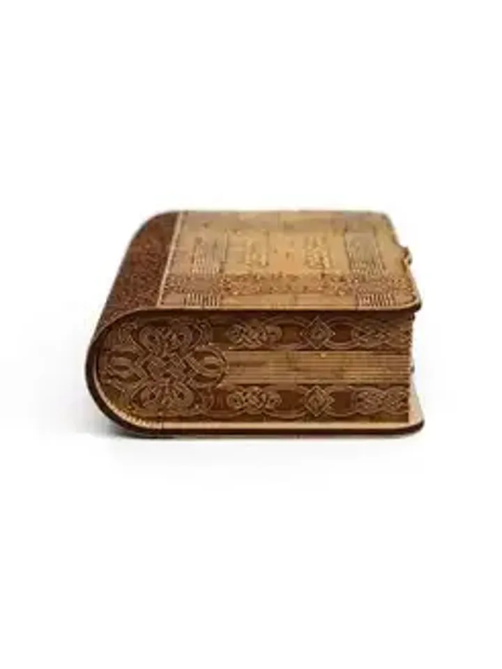 Wooden gift money box bill holder