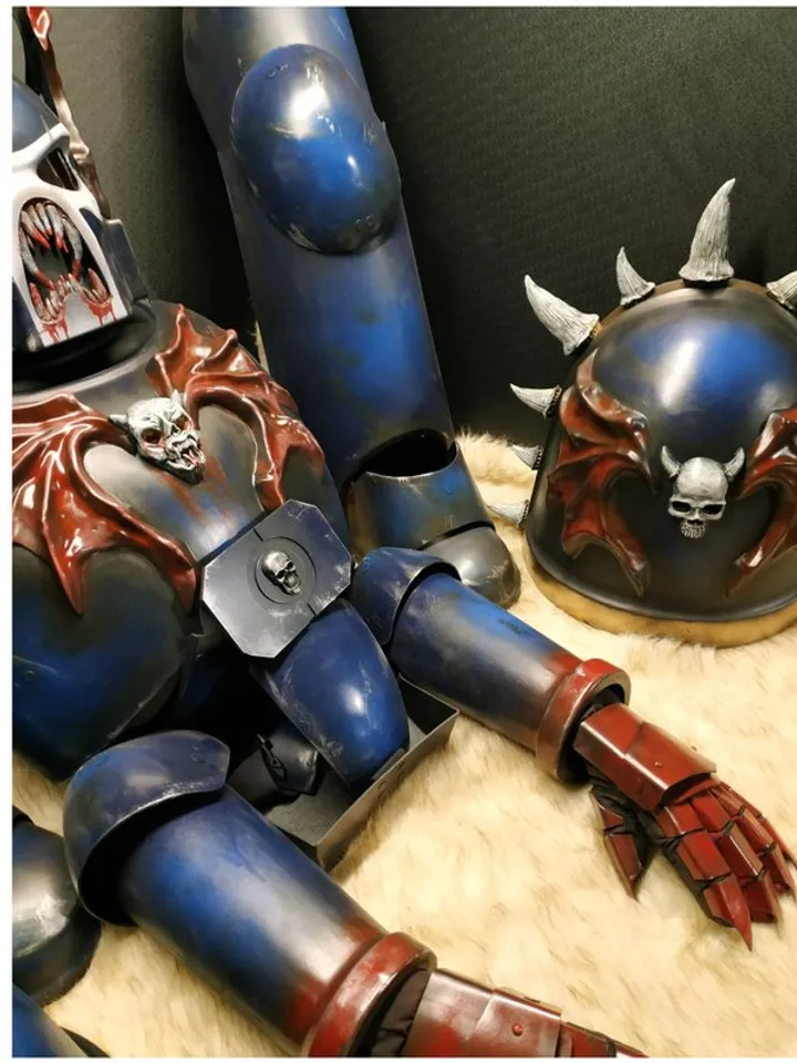 Warhammer 40K - Spacemarine - Cosplay - costume - full armour - Night Lords - 55
