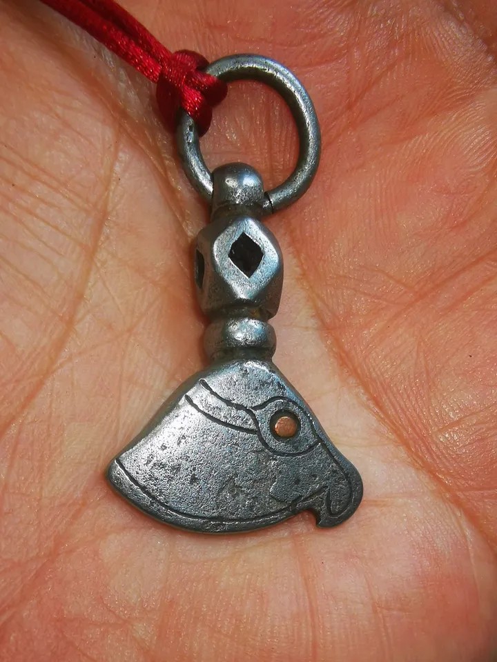 Gandhanra Handmade Tibetan Kartika Amulet Pendant,Kartrika (knife of the dakinis), Trantic Buddhism Ritual Implement, 1.34&quot;