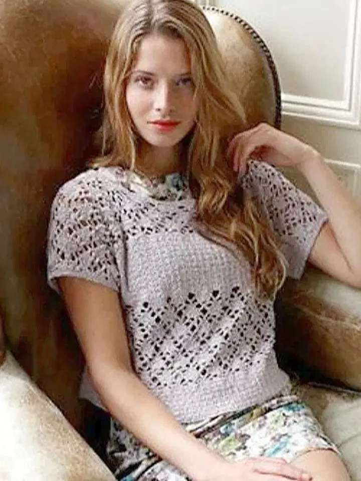 crochet pattern top, crochet pattern crop top, Crochet Summer top PDF instant download