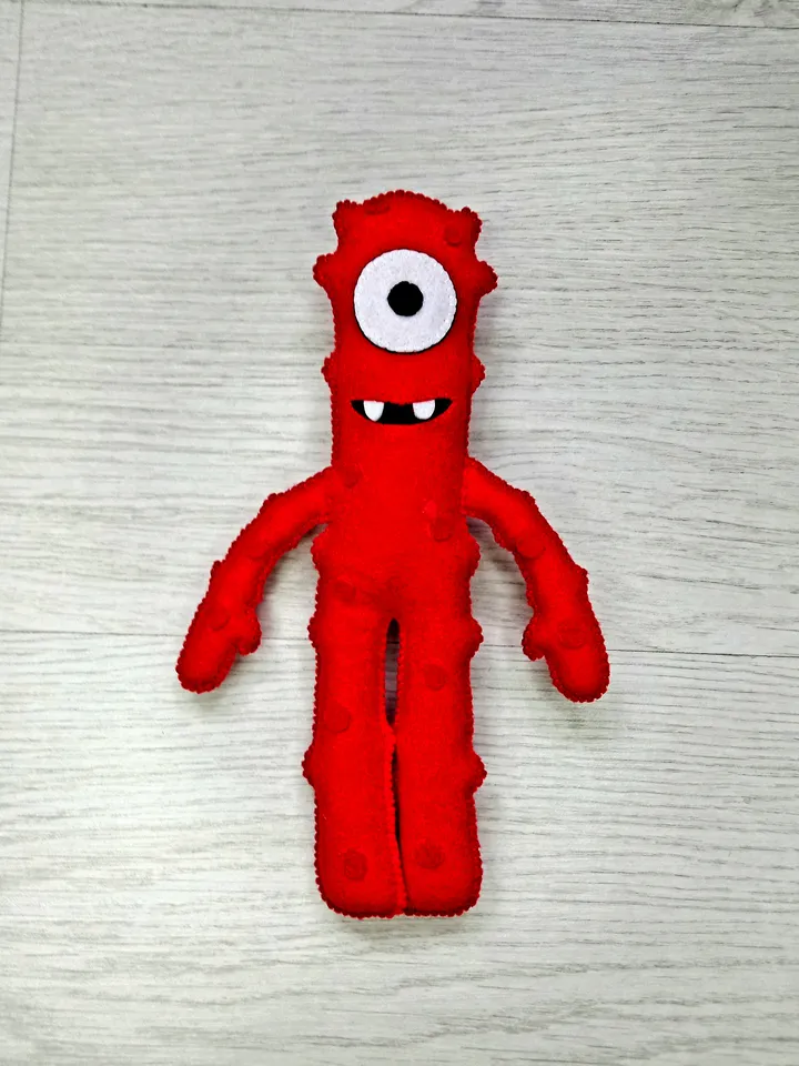 Yo Gabba Gabba! Felt toy Foofa, Toodee, Muno, Brobee, Plex