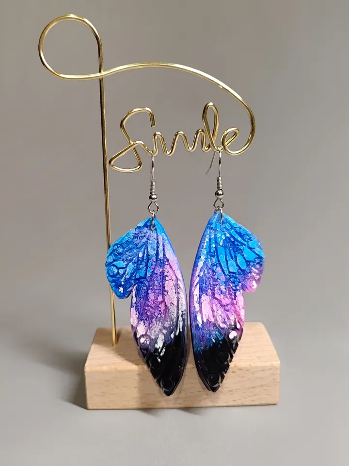 Butterfly wings earrings, butterfly earrings, unique jewelry
