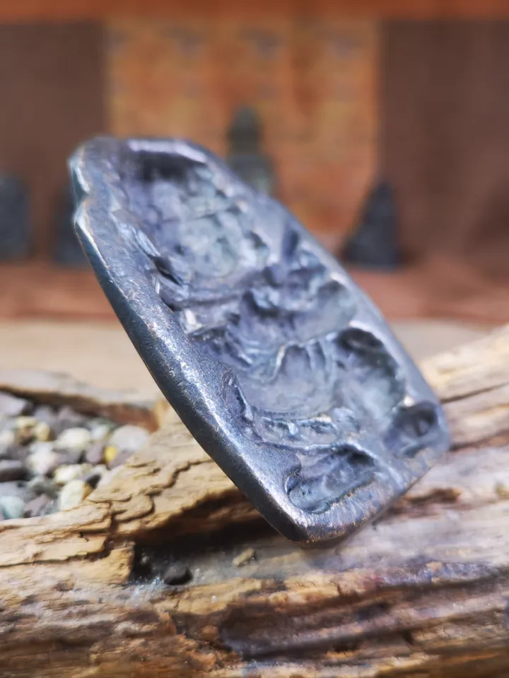 Gandhanra Old Tibetan Buddha Statue Tsa Tsa Mold, Mahakala,DIY Tsha Tsha Statue,80 Years Old