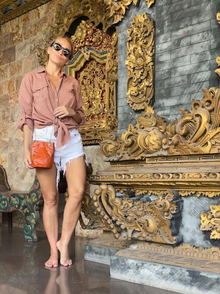 Genuine python skin bucket orange chain bag / designer women purse / bright soft bag / exotic leather bags free shipping | gift for her
