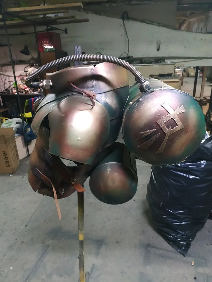 Skaven warlock engineer - cosplay backpack - Warhammer Fantasy Battle larp armour