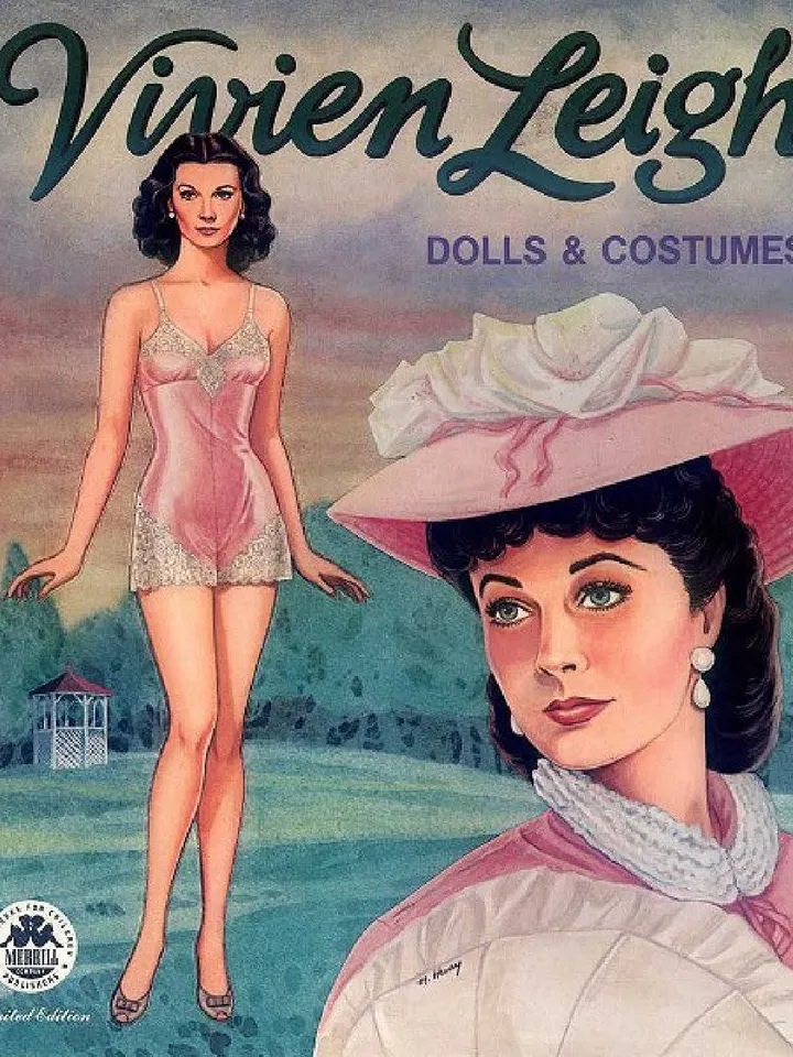 Paper Doll Vivien Leigh's Digital Download PDF