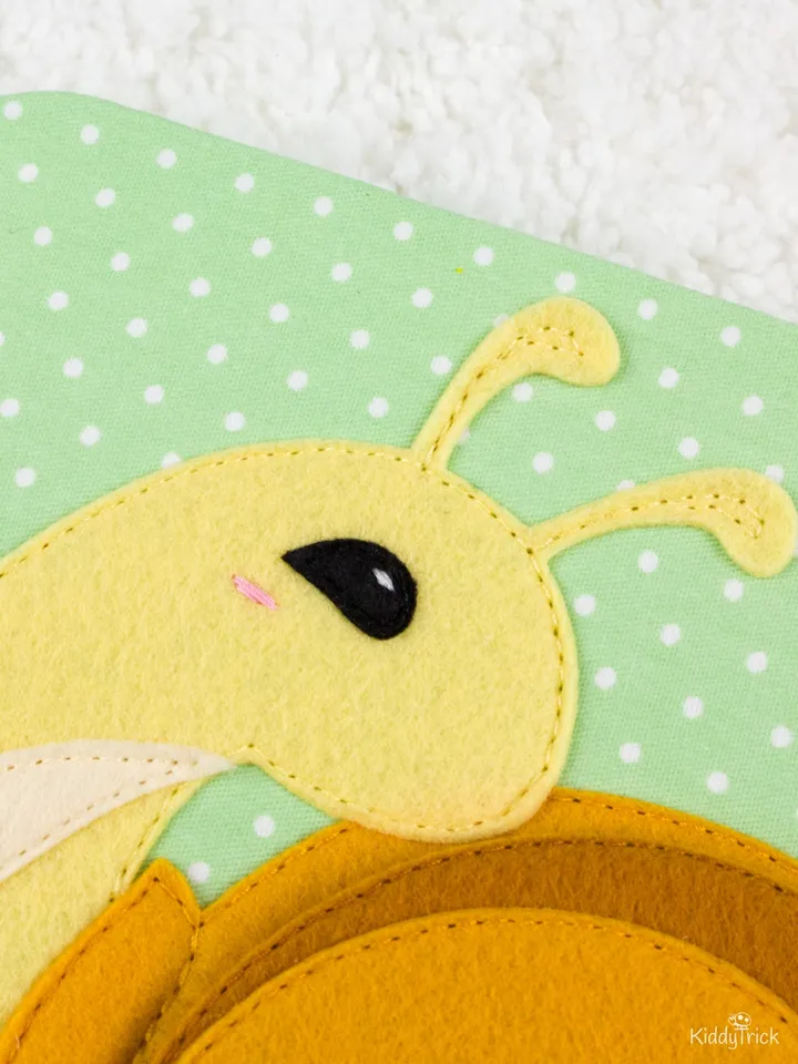 Snail - Felt Applique - Sewing Pattern