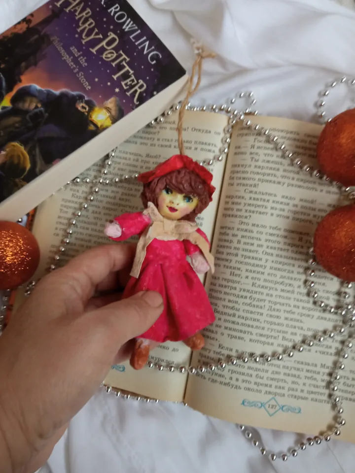 Enchanting Handmade Little Red Riding Hood Doll - Unique Christmas Decor!
Free Shipping. Christmas tree toy.