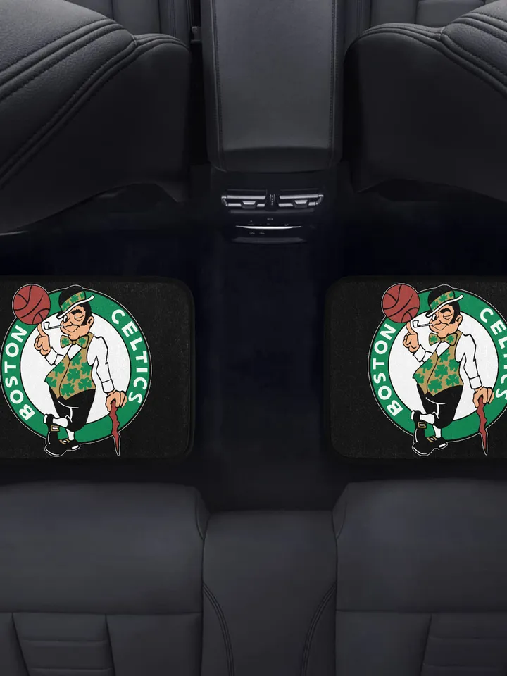 Boston Celtics Back Car Floor Mats Set of 2