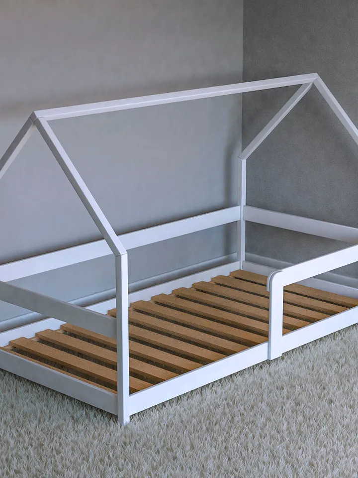 Montessori Bed Plan, Twin Size, House Bed for Kids, DIY, PDF