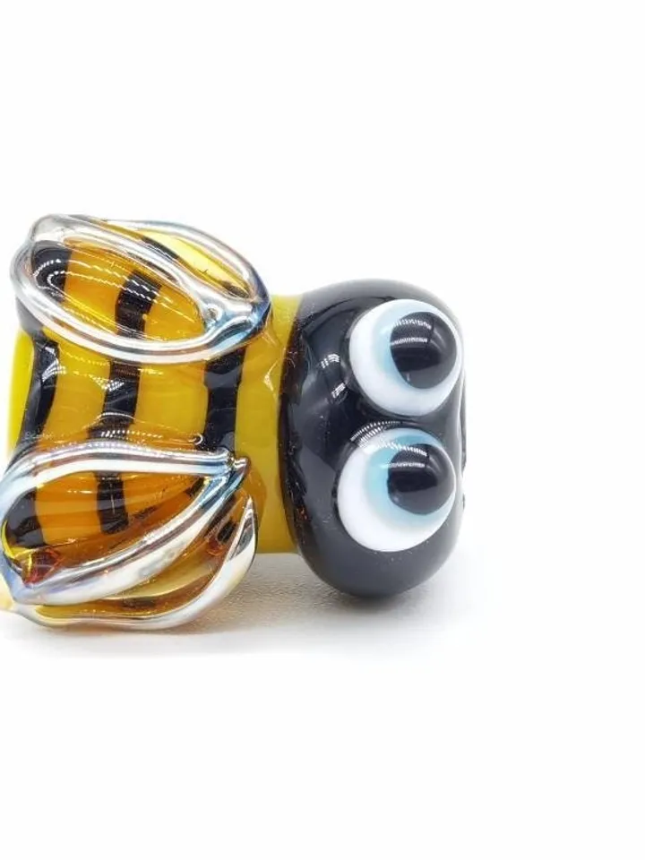 Honey Bee charm Queen bee gifts Bumble bee jewelry Bee art Bee bracelet Bee accessories Bee shoe charms Bee amulet Bee beads Bee dread beads