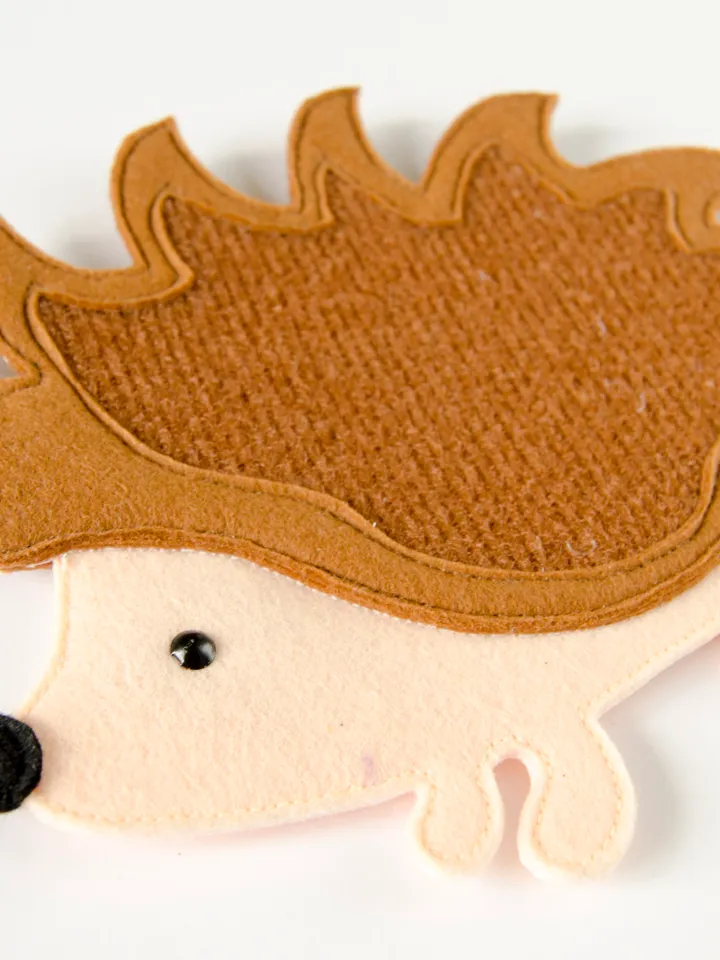 Autumn Hedgie, Fall toy, Lacing from felt, PDF and SVG Pattern and Tutorial