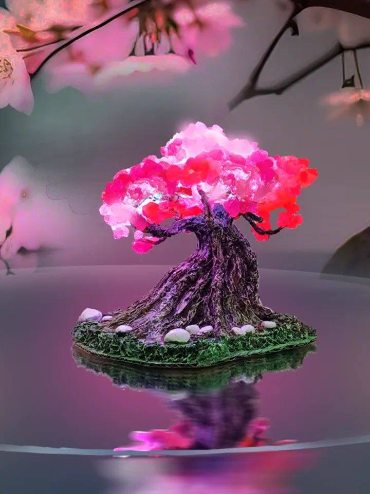 Night light Cherry Blossom Night Lamp Romantic Lamp Bedside Lamp Bedroom light