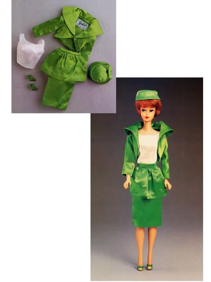 Vintage Barbie Sewing Pattern Theatre Date Wardrobe Clothes for Dolls 11-1/2" Digital Download PDF