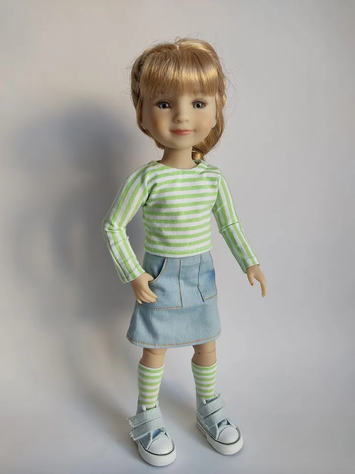 PDF sewing pattern for Ruby Red Fashion Friends dolls.